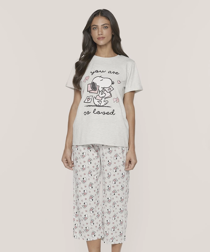 PIJAMA COTTON SNOOPY | COMODIDAD Y ESTILO VERANIEGO - 2