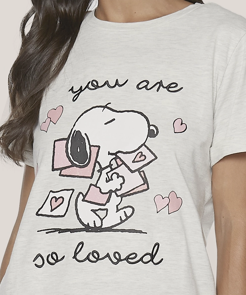 PIJAMA COTTON SNOOPY | COMODIDAD Y ESTILO VERANIEGO - 4