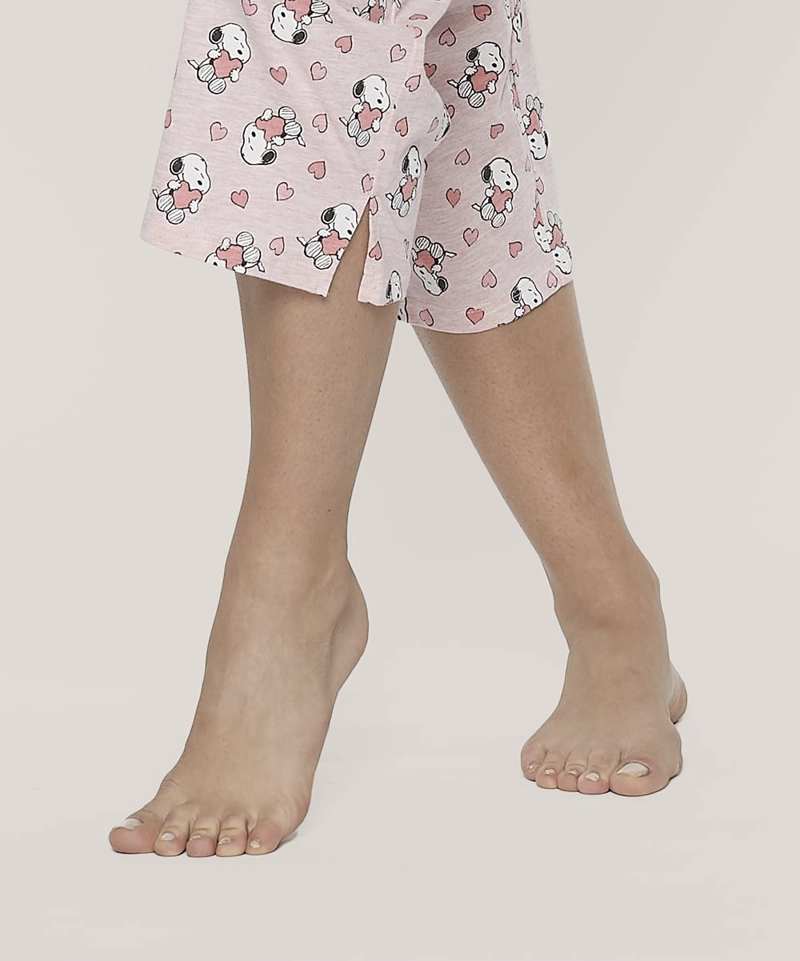 PIJAMA COTTON SNOOPY | COMODIDAD Y ESTILO VERANIEGO - 4