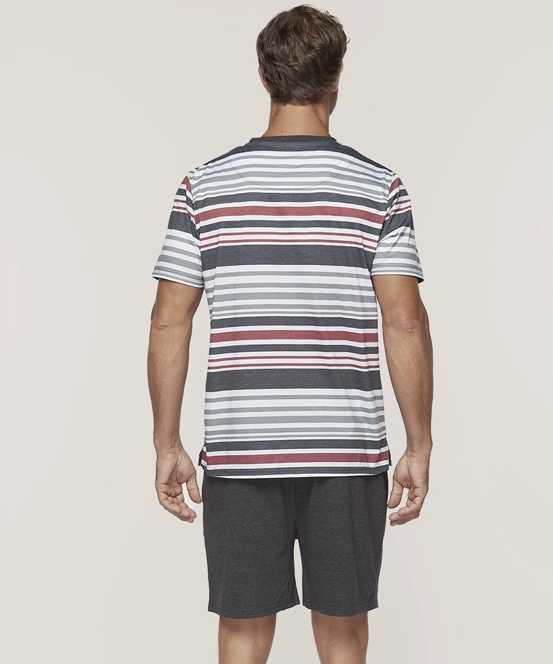 PIJAMA COTTON RAYAS HOMBRE | FRESCURA Y CONFORT - 2