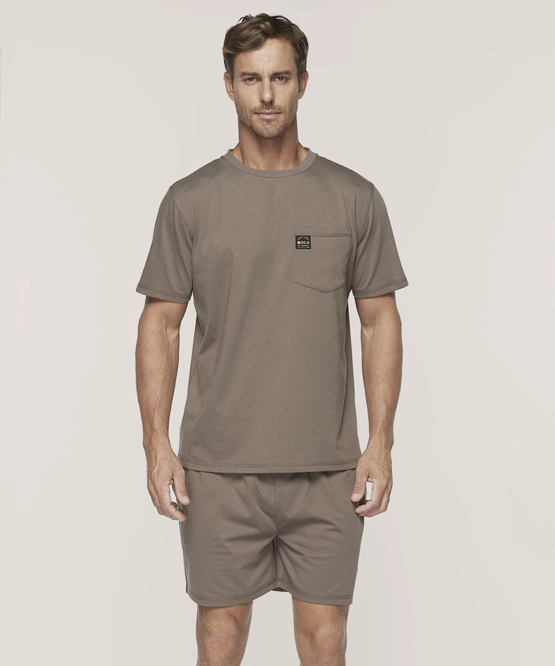 PIJAMA COTTON UNICOLOR HOMBRE | CONFORT Y LIBERTAD - 1