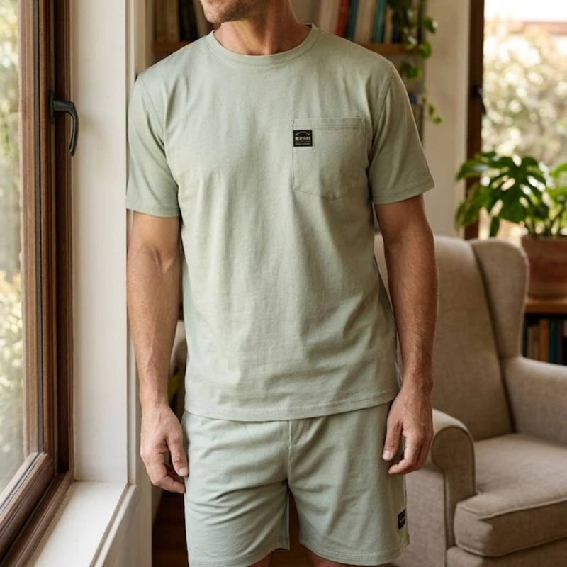 PIJAMA COTTON UNICOLOR HOMBRE | CONFORT Y LIBERTAD - 5