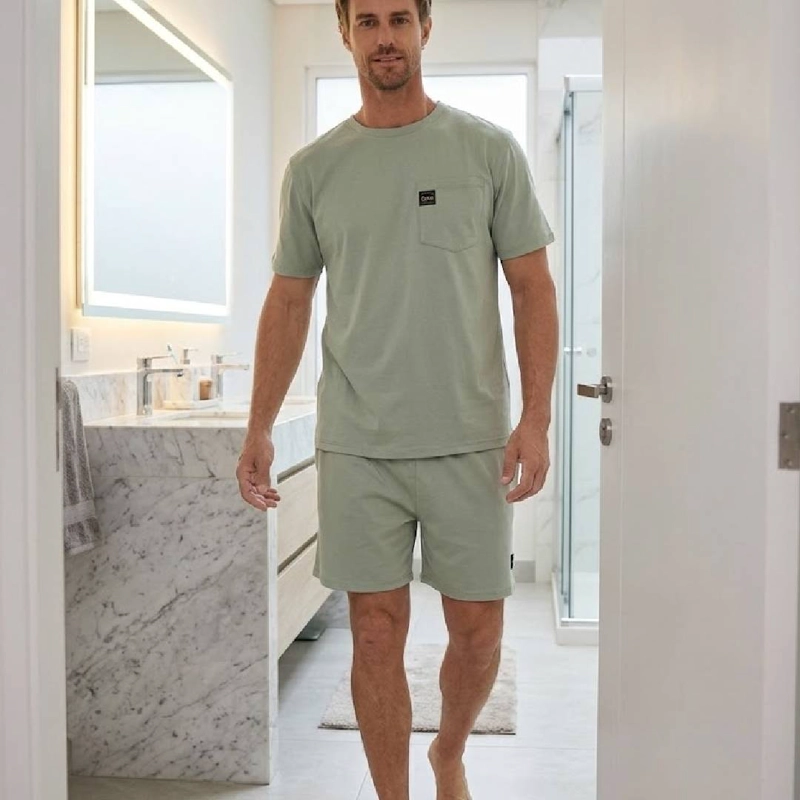 PIJAMA COTTON UNICOLOR HOMBRE | CONFORT Y LIBERTAD - 8