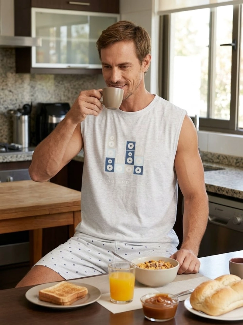 PIJAMA COTTON HOMBRE | CONFORT Y FRESCURA - 7