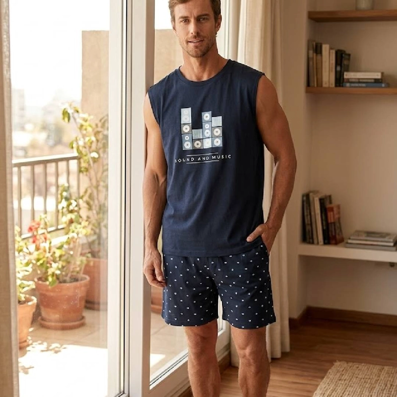 PIJAMA COTTON HOMBRE | CONFORT Y FRESCURA - 8