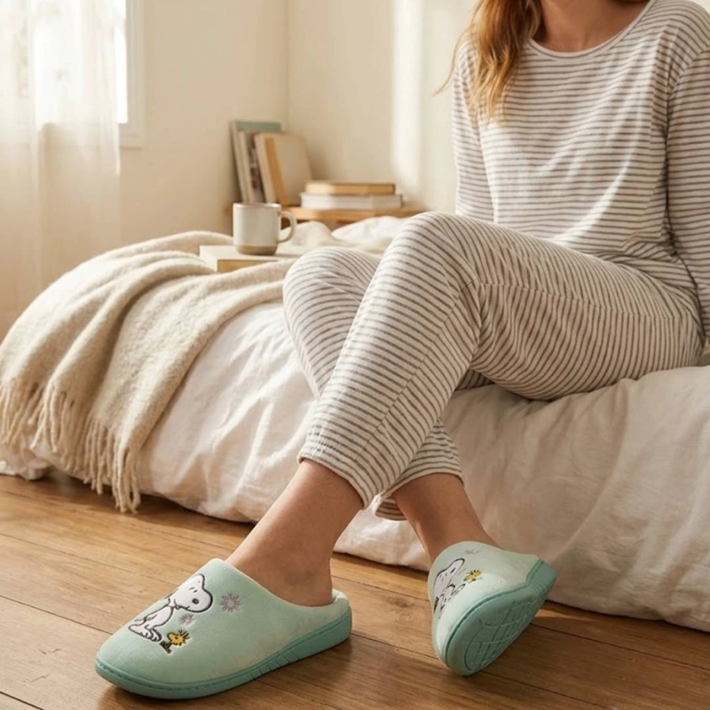 PANTUFLAS SNOOPY MUJER | SUAVIDAD Y ALEGRIA PARA TU HOGAR - 4