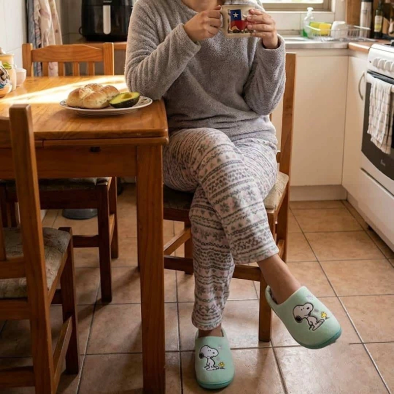 PANTUFLAS SNOOPY MUJER | SUAVIDAD Y ALEGRIA PARA TU HOGAR - 6