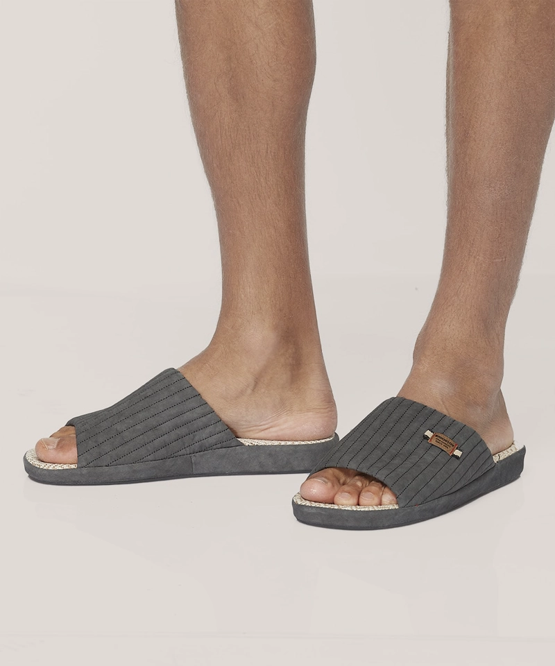 PANTUFLAS HOMBRE ABIERTAS | COMODIDAD PERFECTA EN CASA - 2