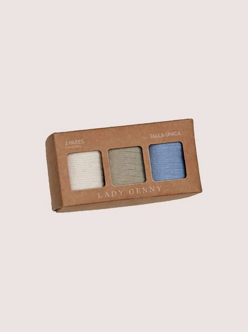 CALCETIN ALGODON BEBE  PACK LADY GENNY - 2