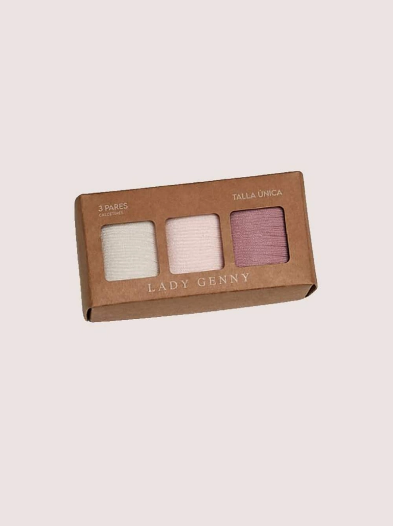 CALCETIN ALGODON BEBE  PACK LADY GENNY - 2