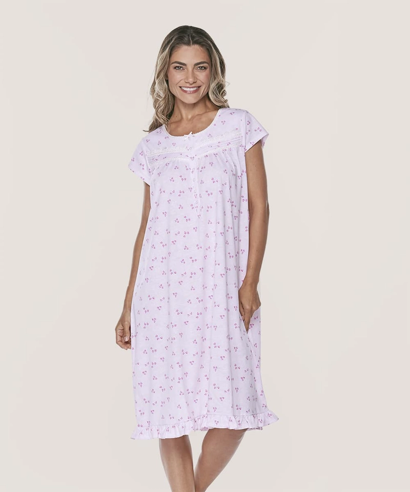 CAMISA DE DORMIR ESTAMPADA | FRESCURA Y ESTILO MEDITERRANEO - 1