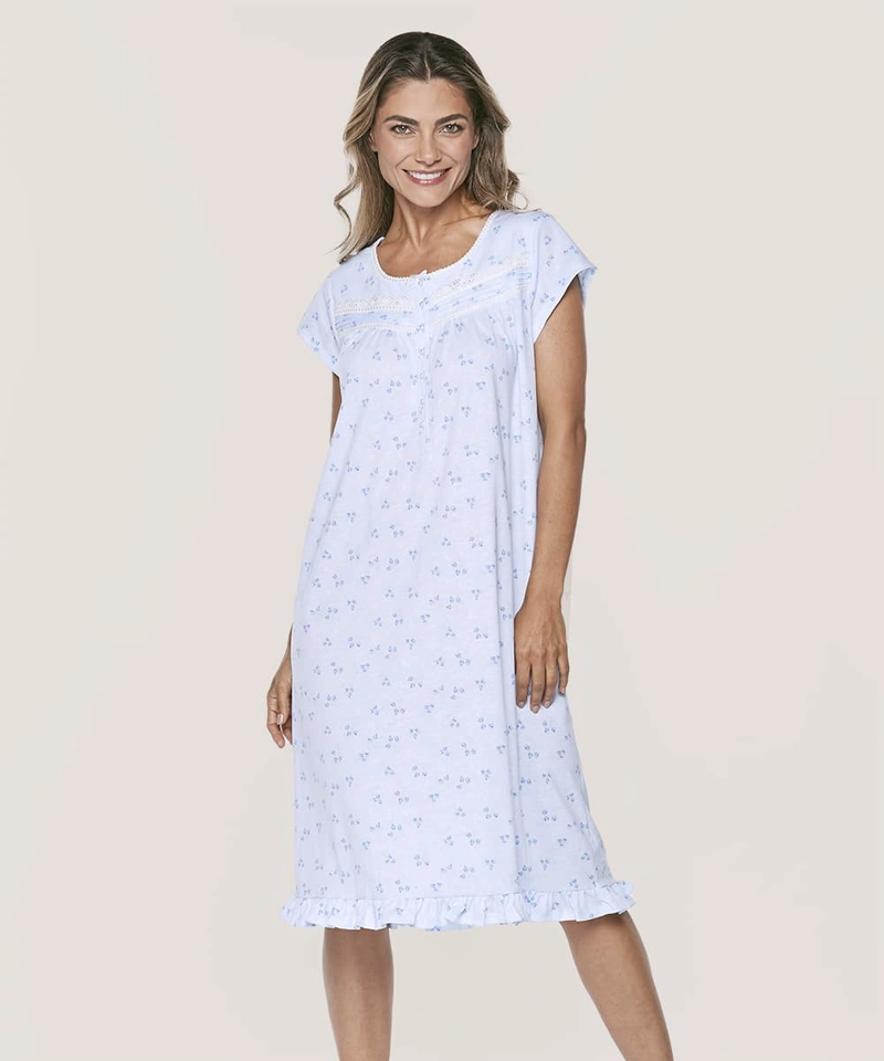 CAMISA DE DORMIR ESTAMPADA | FRESCURA Y ESTILO MEDITERRANEO - 1
