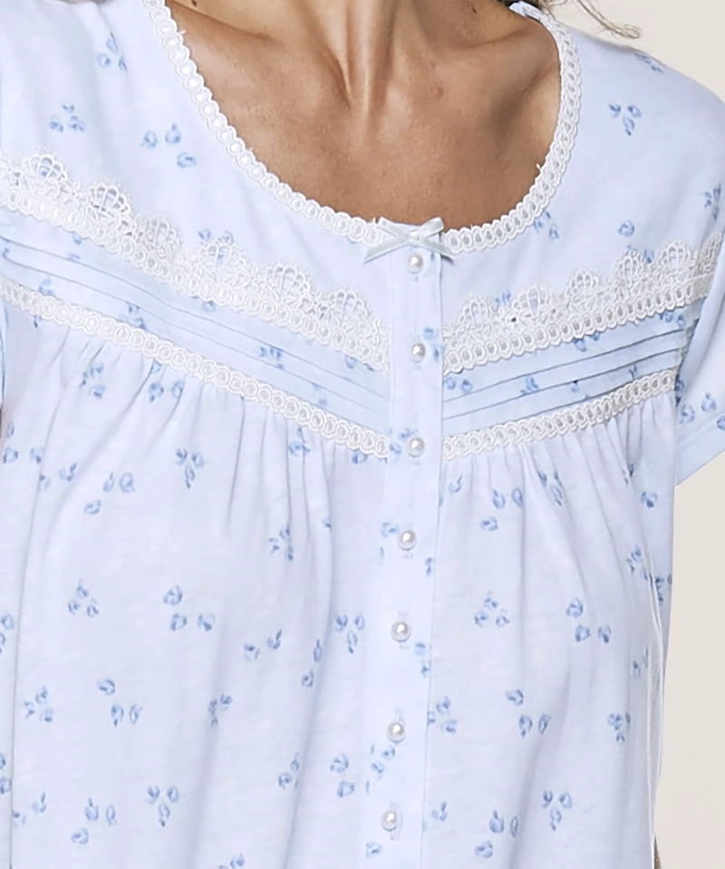 CAMISA DE DORMIR ESTAMPADA | FRESCURA Y ESTILO MEDITERRANEO - 4