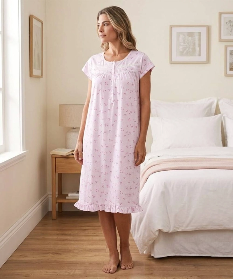 CAMISA DE DORMIR ESTAMPADA | FRESCURA Y ESTILO MEDITERRANEO - 5