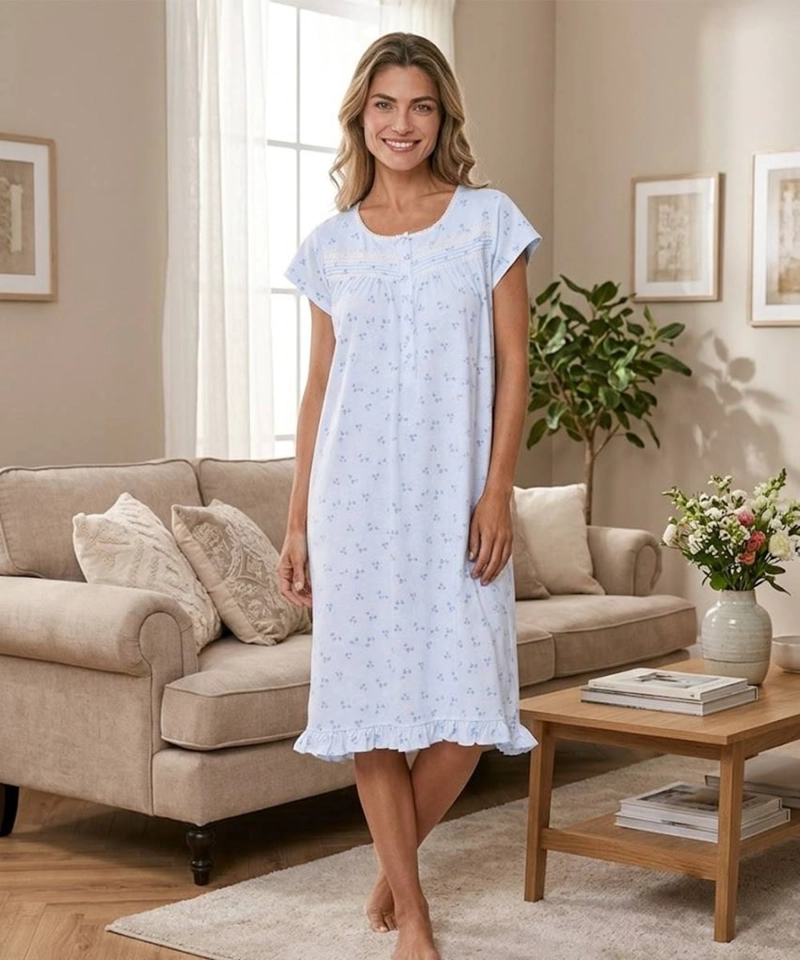 CAMISA DE DORMIR ESTAMPADA | FRESCURA Y ESTILO MEDITERRANEO - 6