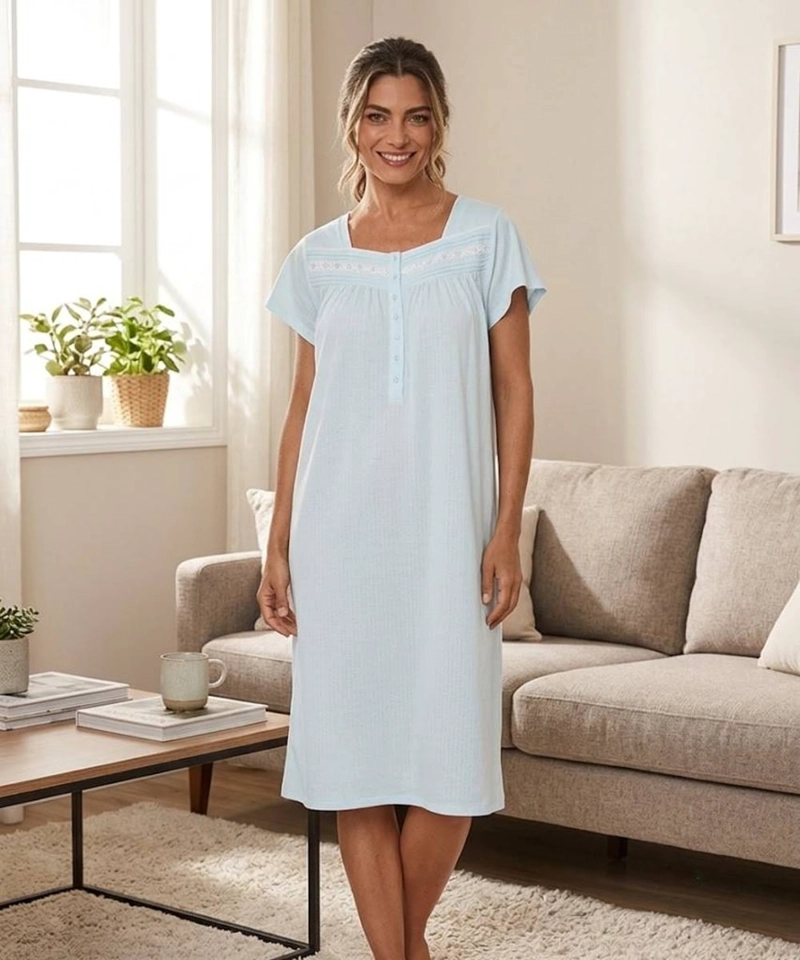 CAMISA DORMIR FANTASIA | FRESCURA Y ELEGANCIA CASUAL - 3