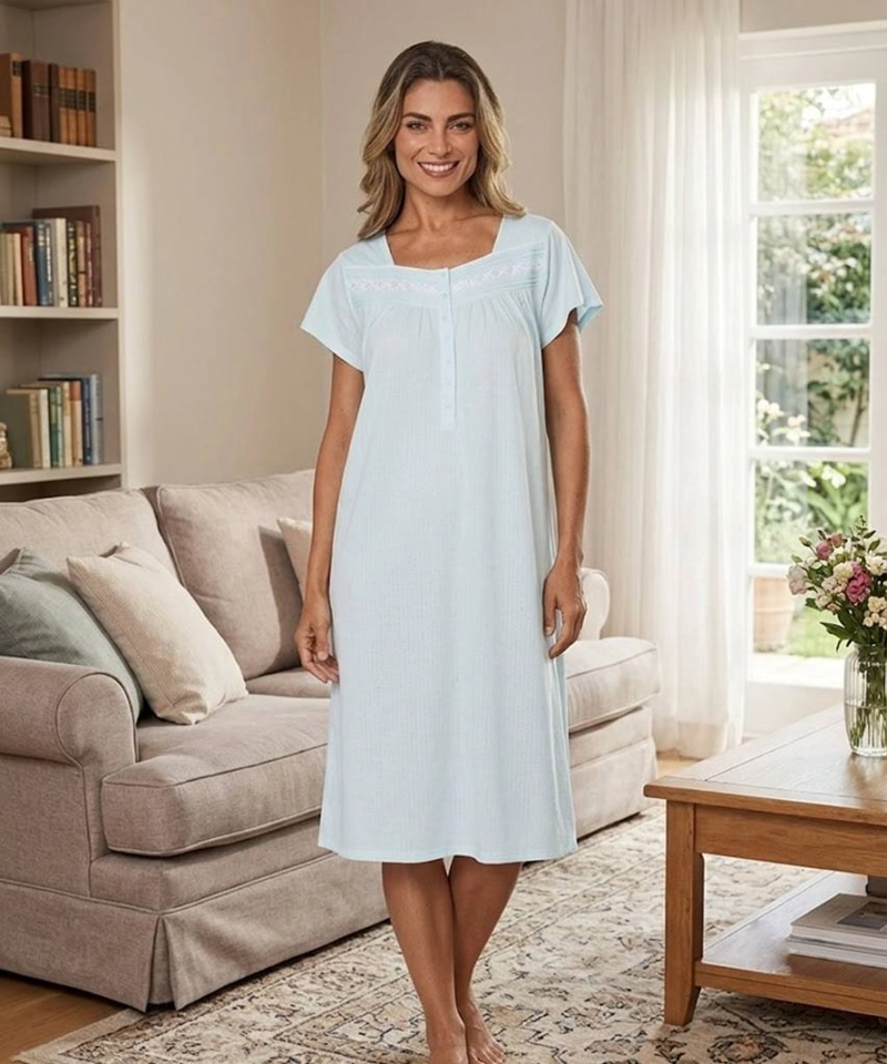 CAMISA DORMIR FANTASIA | FRESCURA Y ELEGANCIA CASUAL - 5
