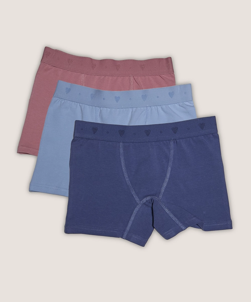TRIPACK BOXER NIÑA COTTON SPANDEX ALGODON LADY GENNY - 1