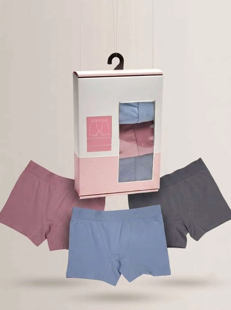 TRIPACK BOXER NIÑA COTTON SPANDEX ALGODON LADY GENNY - 7