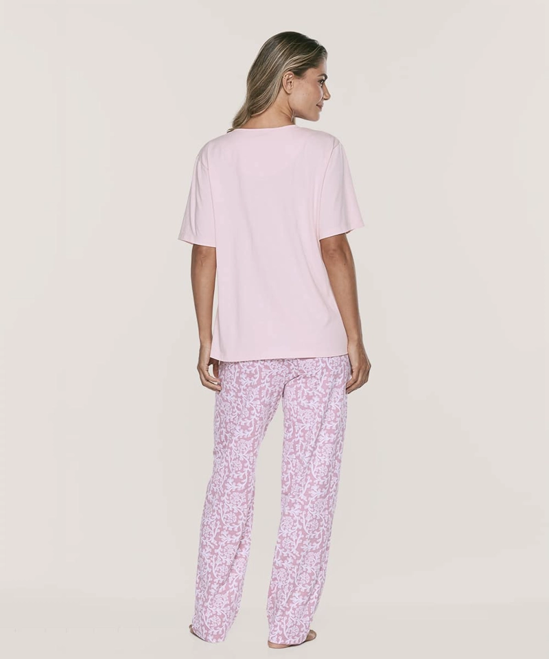 PIJAMA ALGODON MUJER LADY GENNY | COMODIDAD VERANIEGA - 3