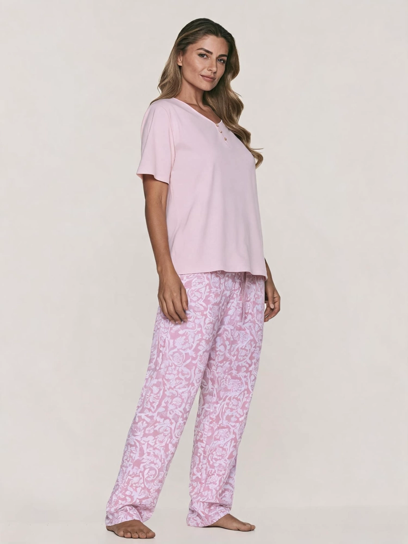 PIJAMA ALGODON MUJER LADY GENNY | COMODIDAD VERANIEGA - 5