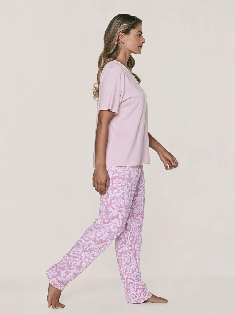 PIJAMA ALGODON MUJER LADY GENNY | COMODIDAD VERANIEGA - 8