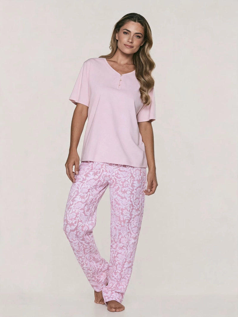 PIJAMA ALGODON MUJER LADY GENNY | COMODIDAD VERANIEGA - 9
