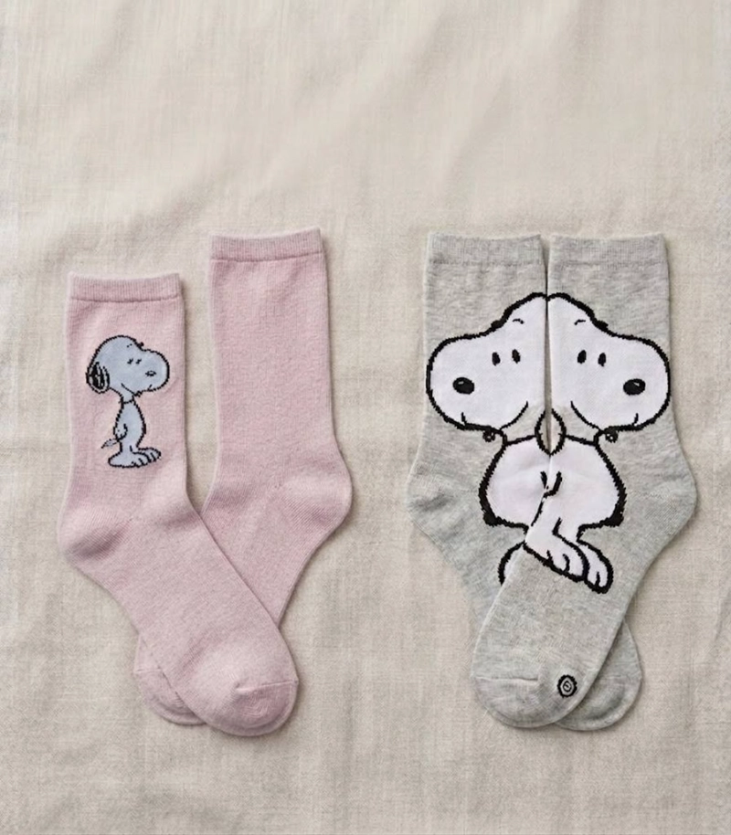 PACK 2 CALCETINES SNOOPY MUJER | ALEGRIA EN TUS PIES - 1