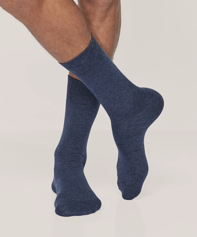 CALCETIN ALGODON LARGO AMERICANO | CONFORT DIARIO MASCULINO - 1