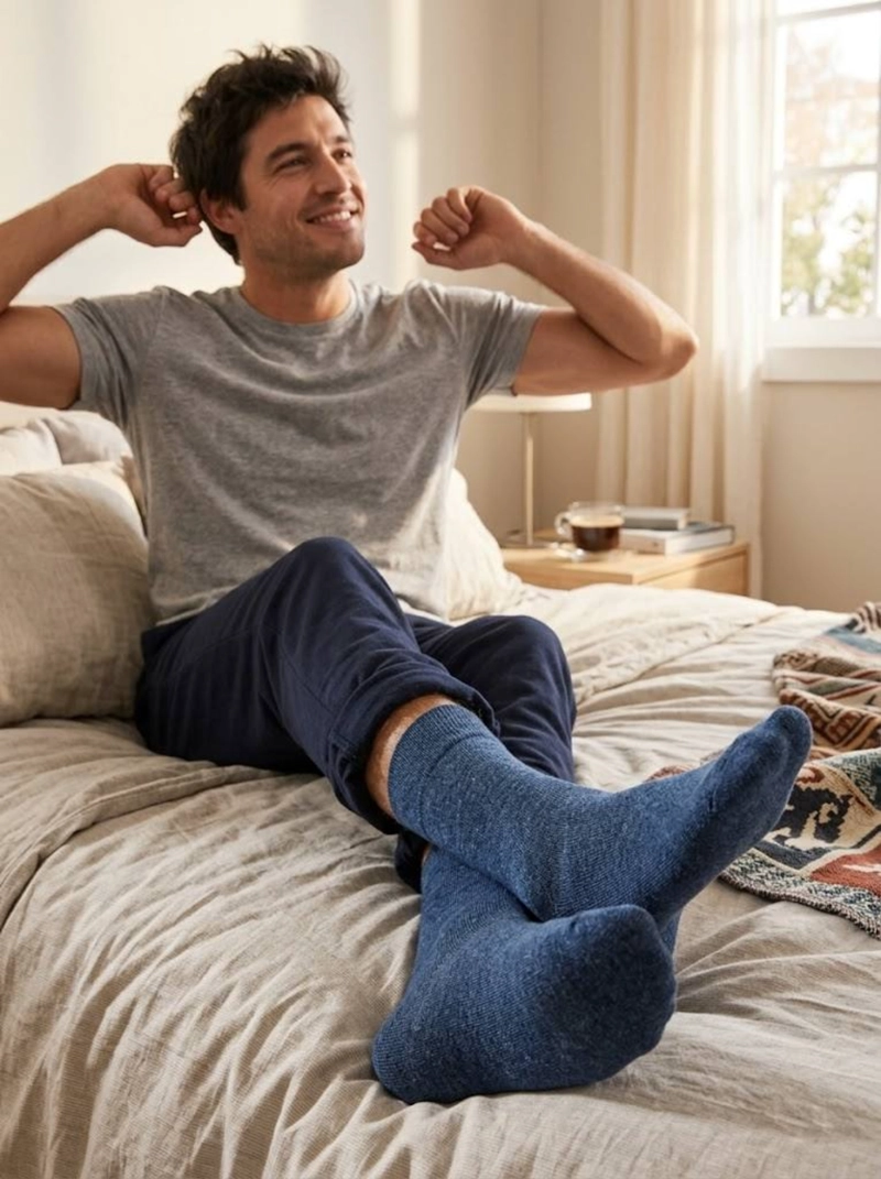CALCETIN ALGODON LARGO AMERICANO | CONFORT DIARIO MASCULINO - 7