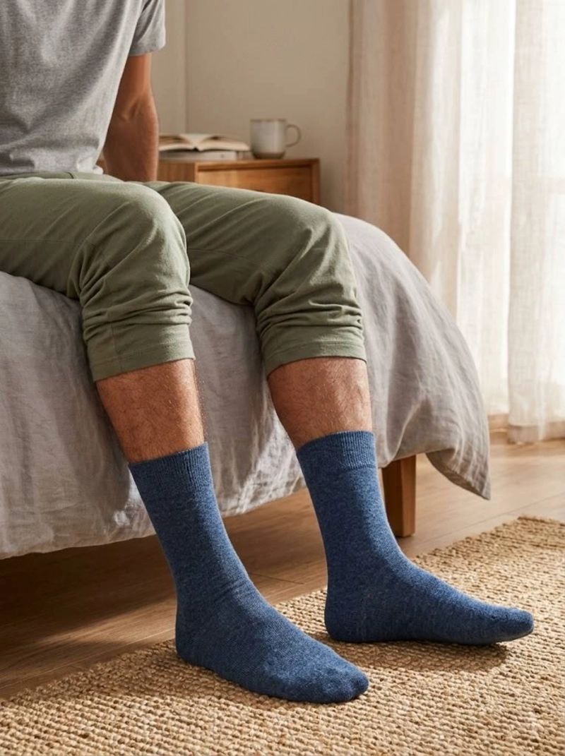 CALCETIN ALGODON LARGO AMERICANO | CONFORT DIARIO MASCULINO - 9