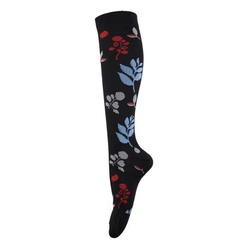 BUCANERAS LARGAS NYLON FLOREADA COMPRESION LEVE TORNASOL - 3