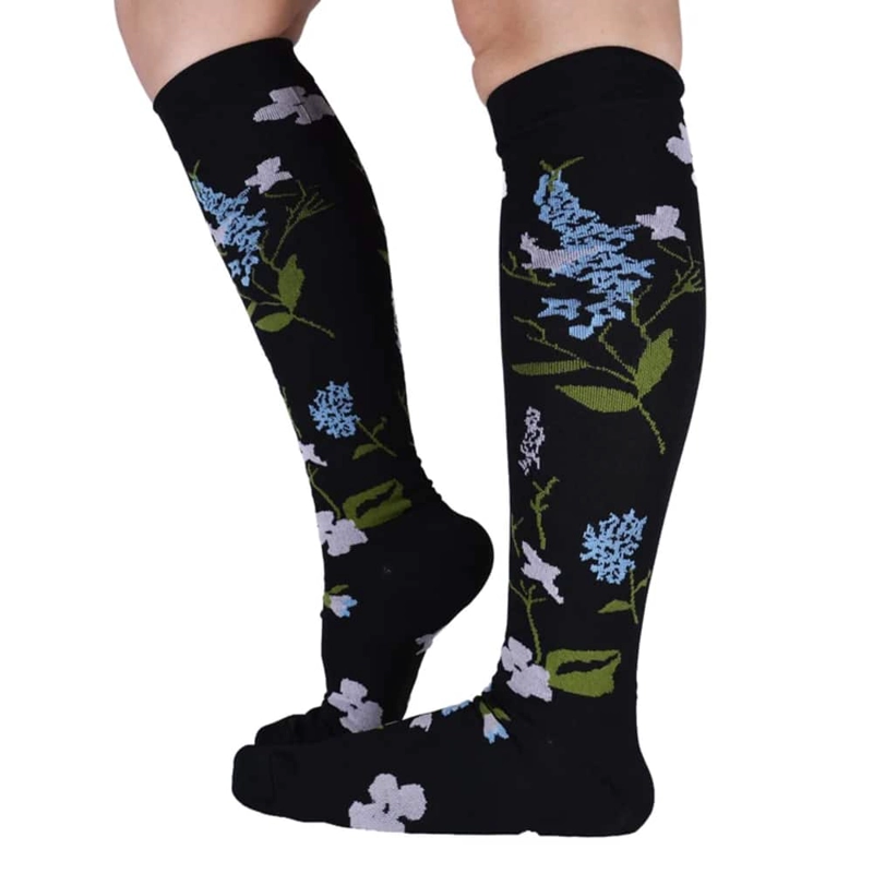 BUCANERAS COMPRESION FLORES ROSADAS MUJER NYLON TORNASOL - 1