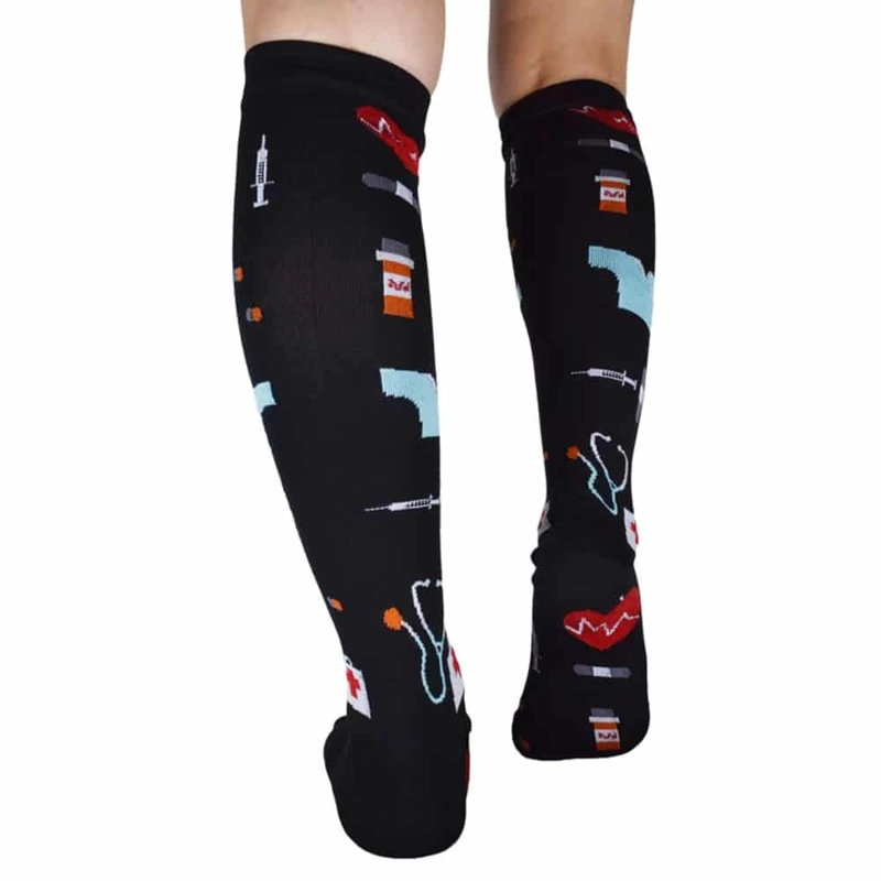 BUCANERAS DE COMPRESION NYLON ENFERMERIA MUJER TORNASOL - 2