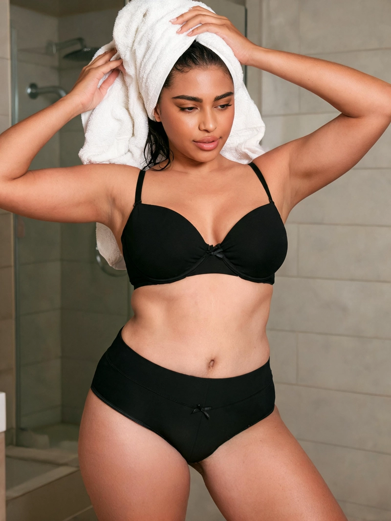 CALZON ALGODON TIRO MEDIO ALTO MUJER LADY GENNY PACK 2 - 9