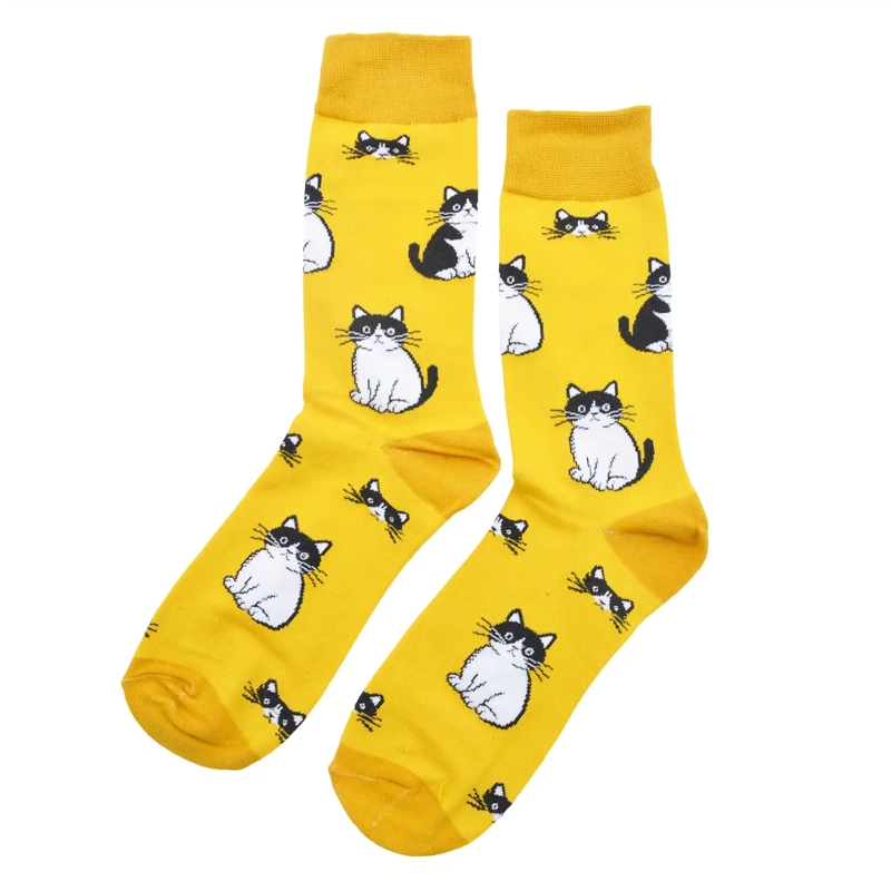 CALCETINES SOQUETE ALGODON GATITOS UNISEX TORNASOL - 3