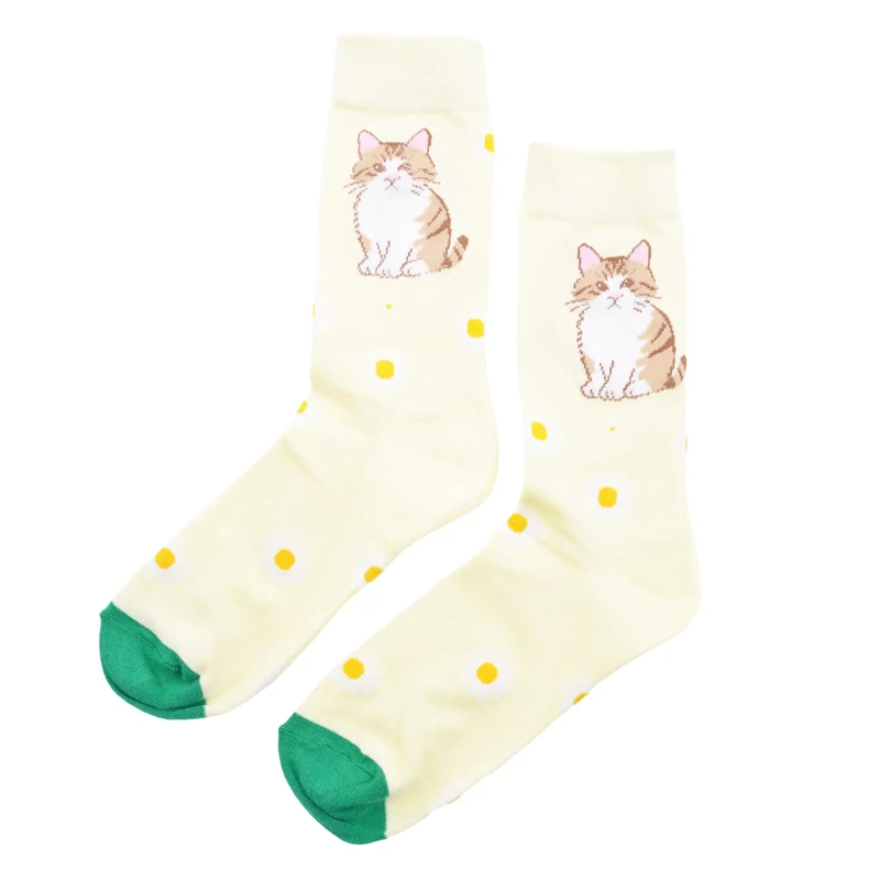 CALCETINES SOQUETE ALGODON GATITOS UNISEX ADULTO - 2