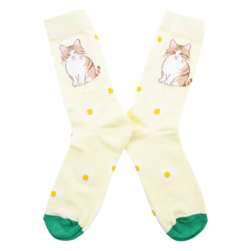 CALCETINES SOQUETE ALGODON GATITOS UNISEX ADULTO - 3