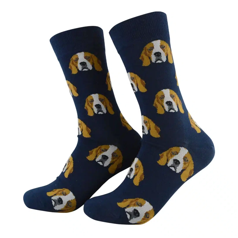 CALCETINES SOQUETE ALGODON UNISEX ADULTO BEAGLE - 1