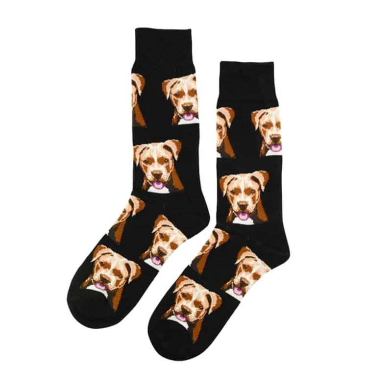 CALCETINES ALGODON CABEZAS DE PERRO UNISEX ADULTO - 2