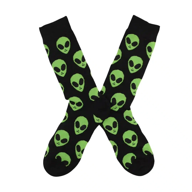 CALCETINES ALGODON CARAS DE EXTRATERRESTRE UNISEX ADULTO - 3