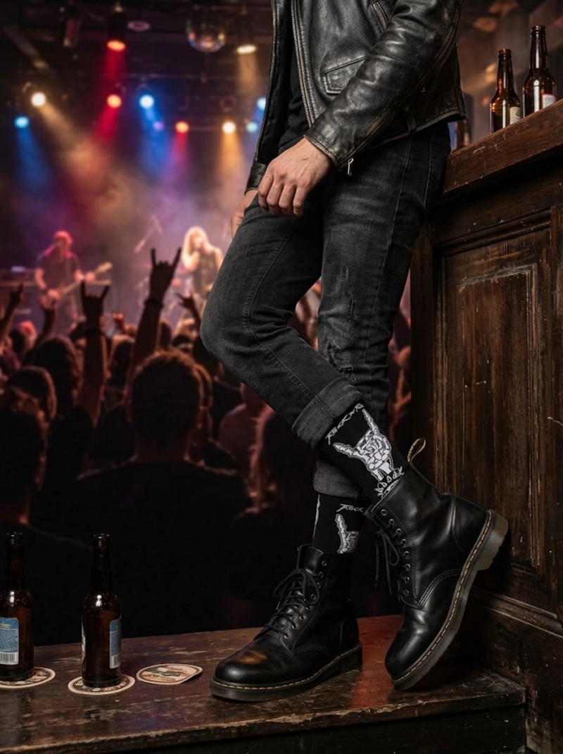 CALCETINES ALGODON ROCK N ROLL UNISEX ADULTO - 6