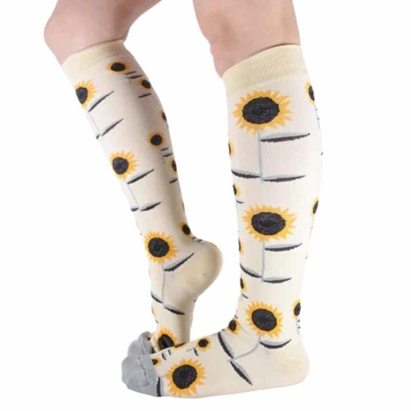 BUCANERAS COMPRESION LEVE 15-20 MMHG GIRASOL NYLON MUJER - 1