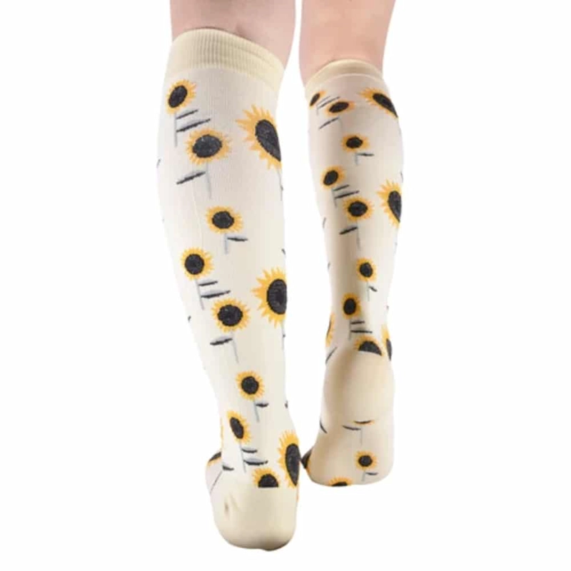 BUCANERAS COMPRESION LEVE 15-20 MMHG GIRASOL NYLON MUJER - 2