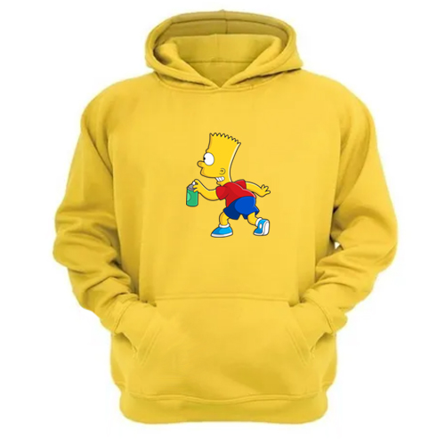 POLERON CANGURO TRAVIESO AMARILLO DIBUJOS ANIMADOS - 1
