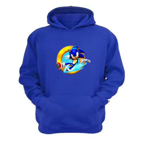 POLERON CANGURO NIÑO SONIC - 1
