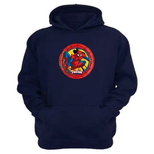 POLERÓN ALGODÓN NIÑO ESTILO DECORARTE CANGURO HOMBRE ARÁCNIDO - 1