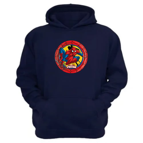 POLERÓN ALGODÓN NIÑO ESTILO DECORARTE CANGURO HOMBRE ARÁCNIDO - 1