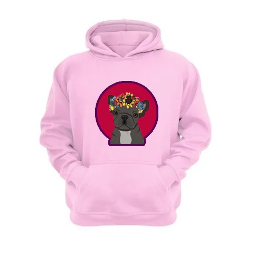 POLERON CANGURO PUG CORONA - 1