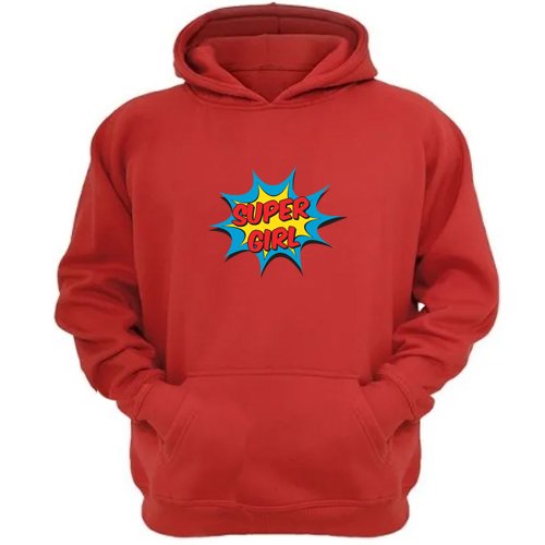 POLERON CANGURO SUPER GIRL - 1